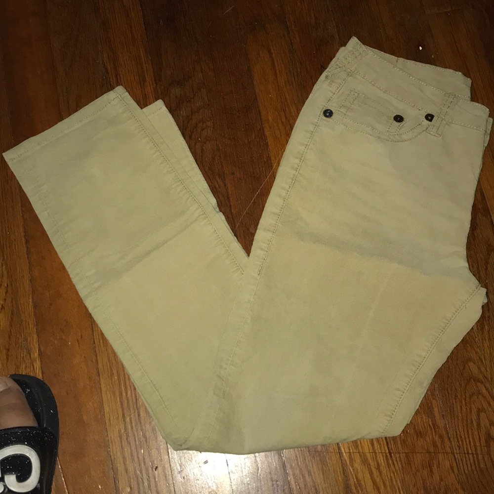 Boys size 14 True Religion Khaki Corduroy Pants